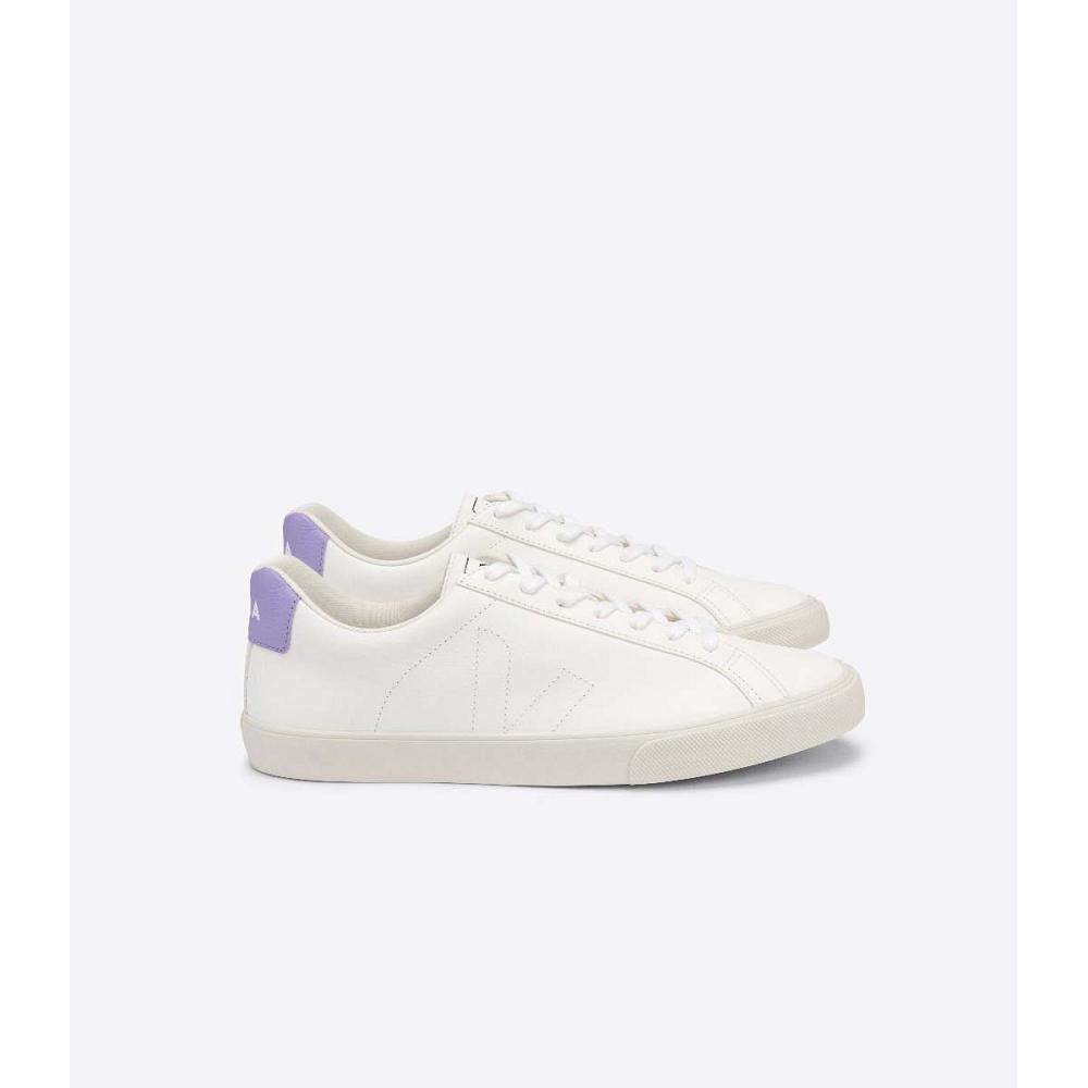 Veja ESPLAR CHROMEFREE Women\'s Sneakers White/Purple | CA 618LIS